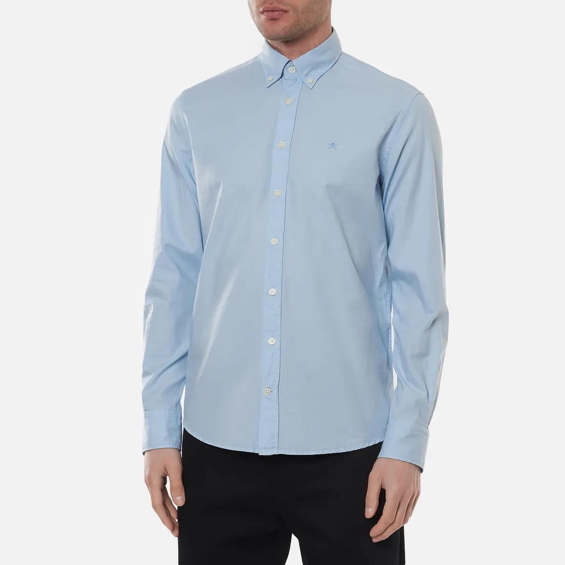 Hackett Мужская рубашка Garment Dye Oxford