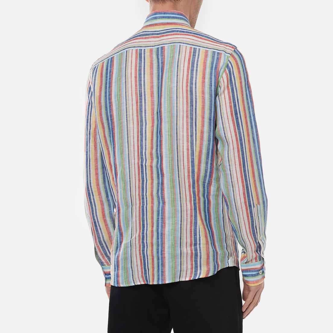 Hackett Мужская рубашка Multi Coloured Stripe Oxford