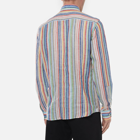 Мужская рубашка Hackett Multi Coloured Stripe Oxford Multi
