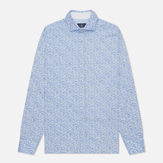 Мужская рубашка Hackett Palmtree Print Sky/White