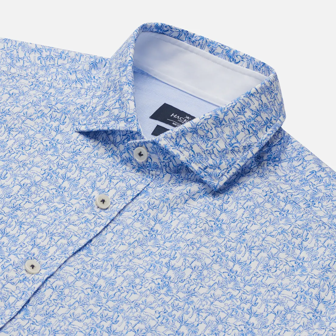 Hackett Мужская рубашка Palmtree Print