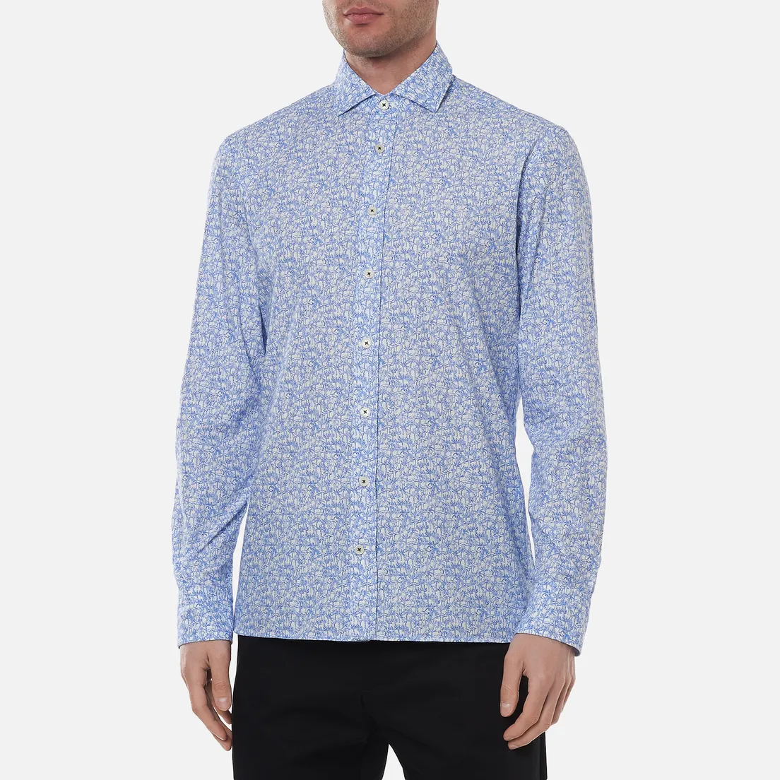Hackett Мужская рубашка Palmtree Print