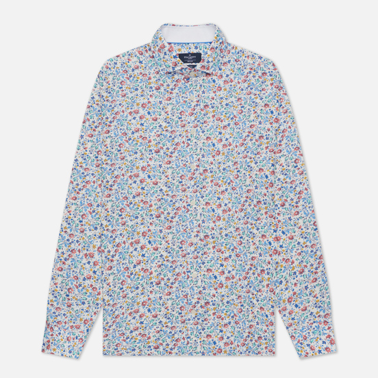 Мужская рубашка Hackett Floral Outline Print White/Multi