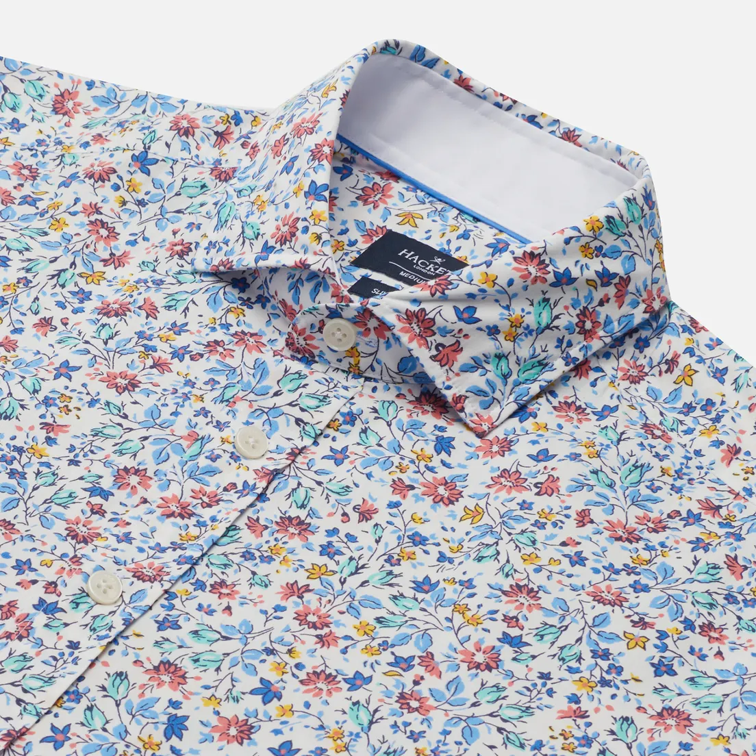 Hackett Мужская рубашка Floral Outline Print