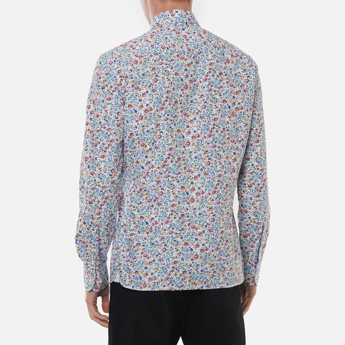 Hackett Мужская рубашка Floral Outline Print