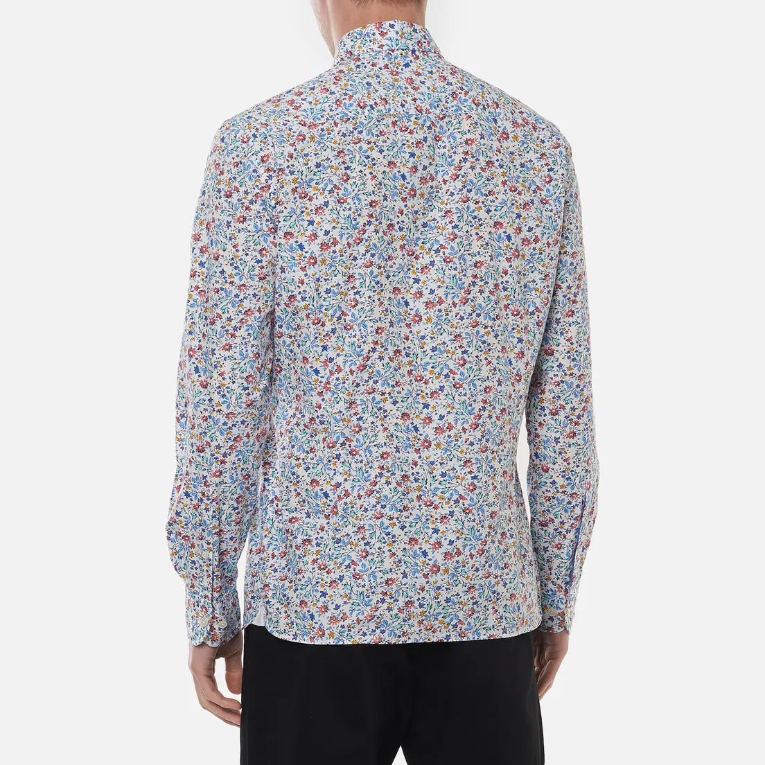 Hackett Мужская рубашка Floral Outline Print