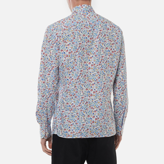 Мужская рубашка Hackett Floral Outline Print White/Multi