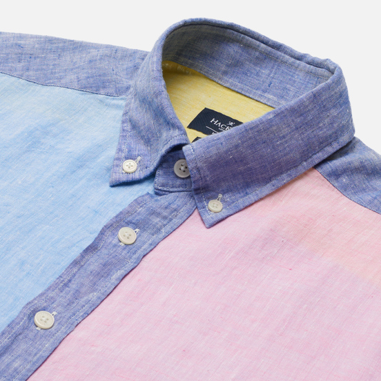 Мужская рубашка Hackett Multi Panel Linen Multi