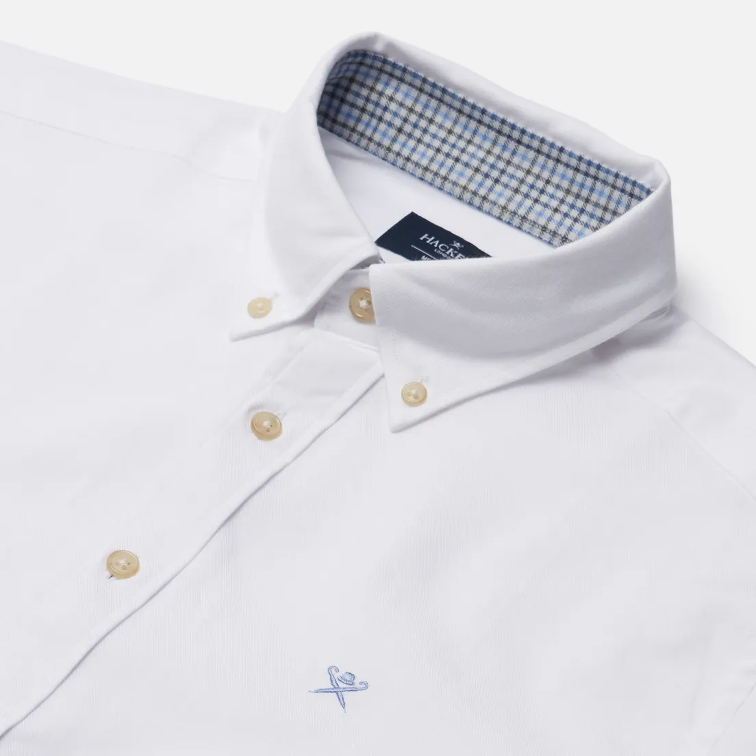 Hackett Мужская рубашка Slim Fit Contrast Detail Flannel