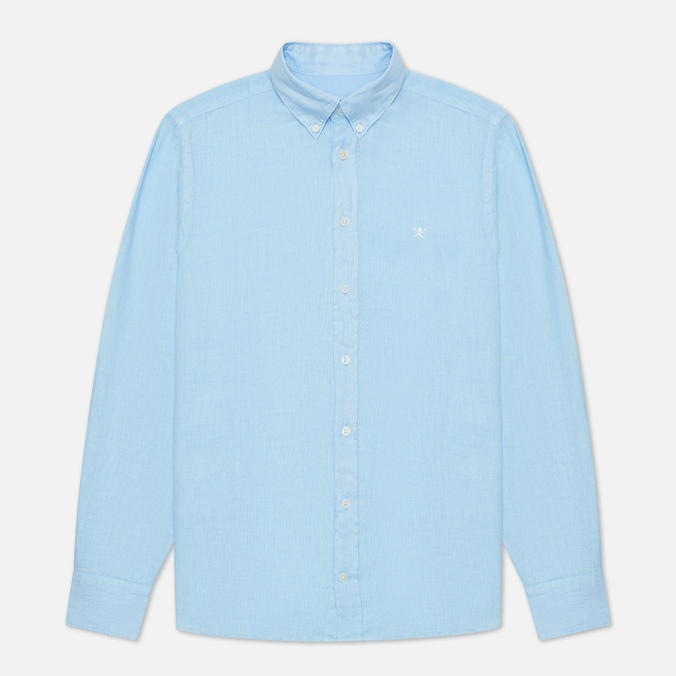 Мужская рубашка Hackett, цвет голубой, размер S