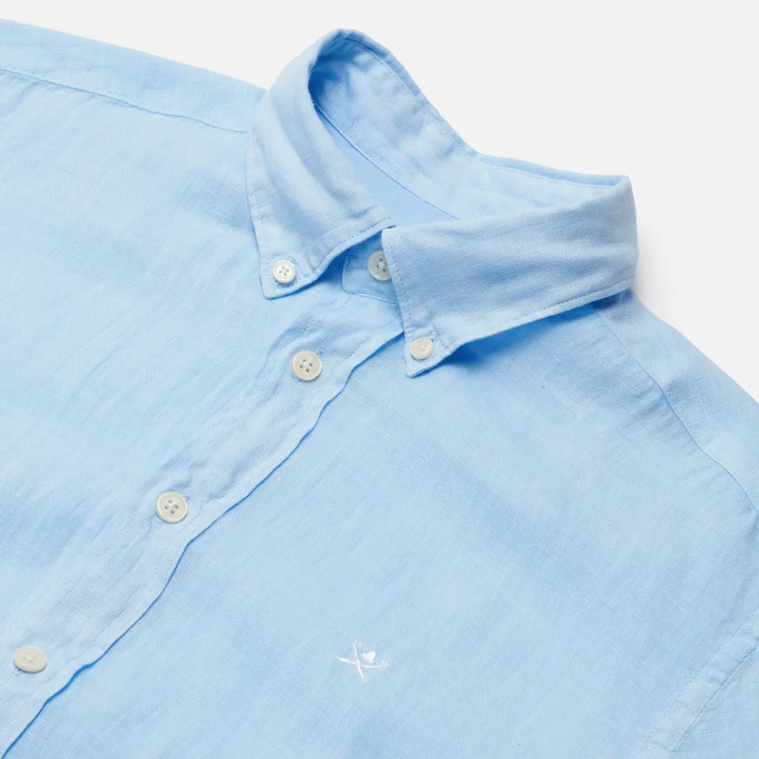 Hackett Мужская рубашка Garment Dyed Linen