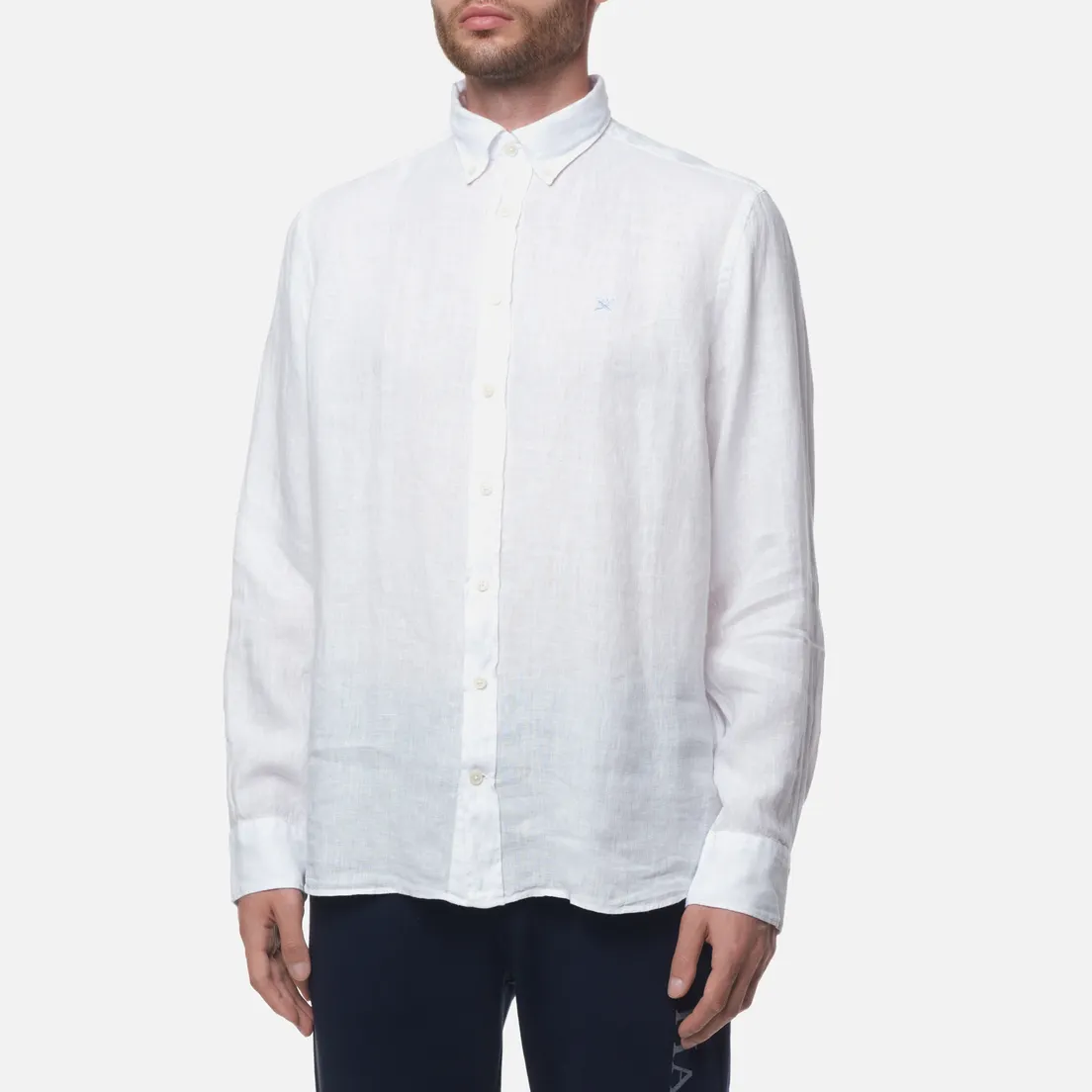 Hackett Мужская рубашка Garment Dyed Linen