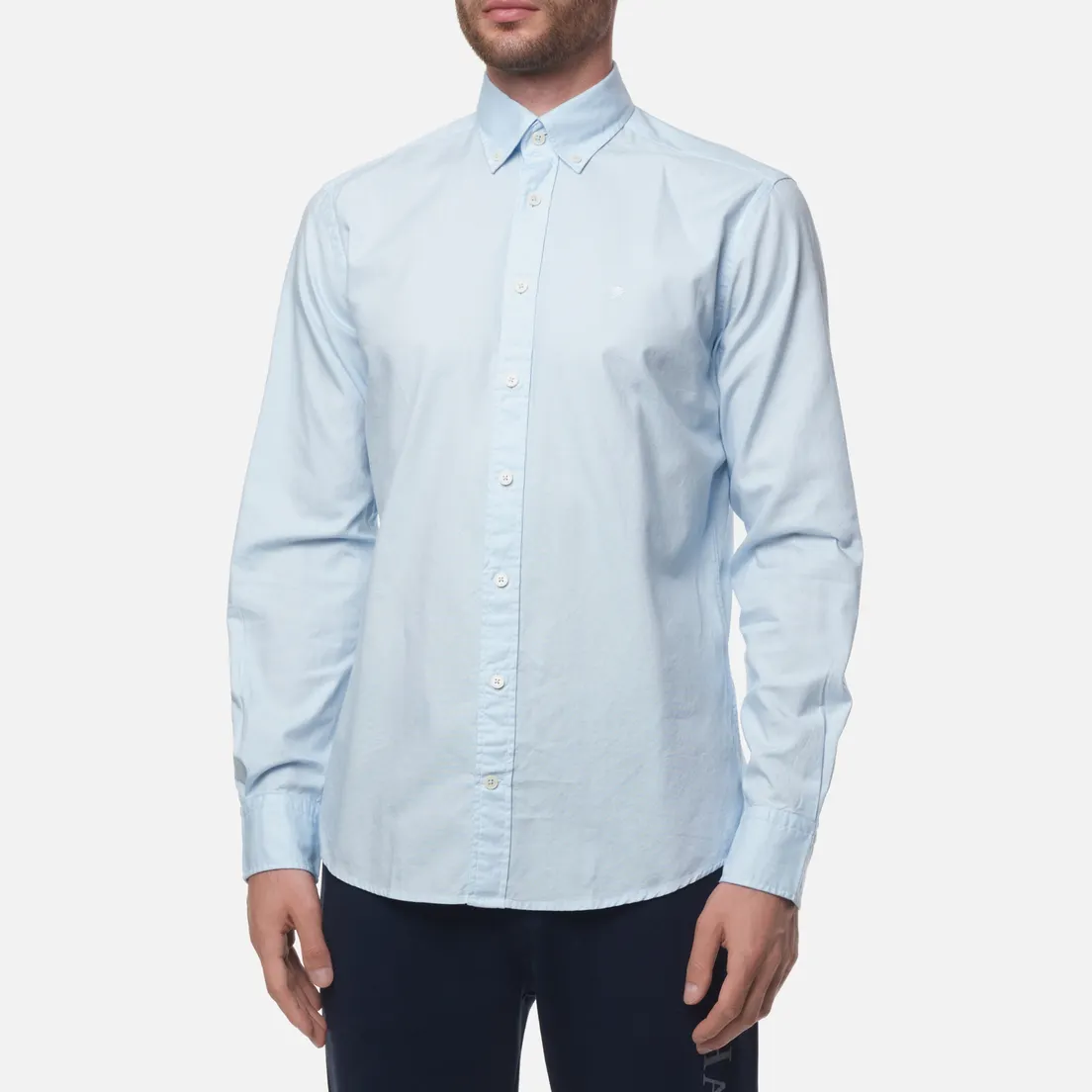 Hackett Мужская рубашка Garment Dyed Cotton Oxford