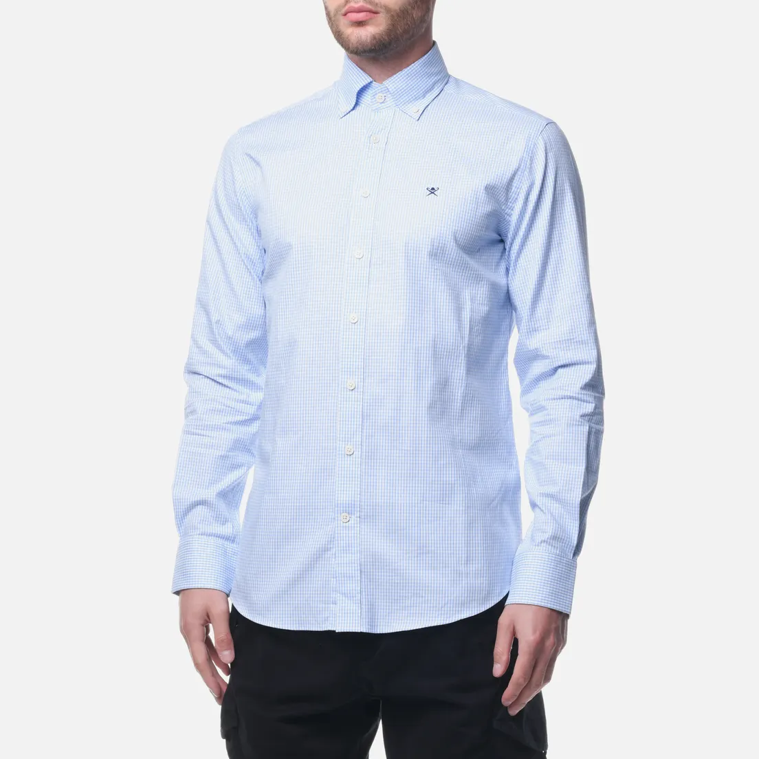 Hackett Мужская рубашка Essential Gingham Oxford