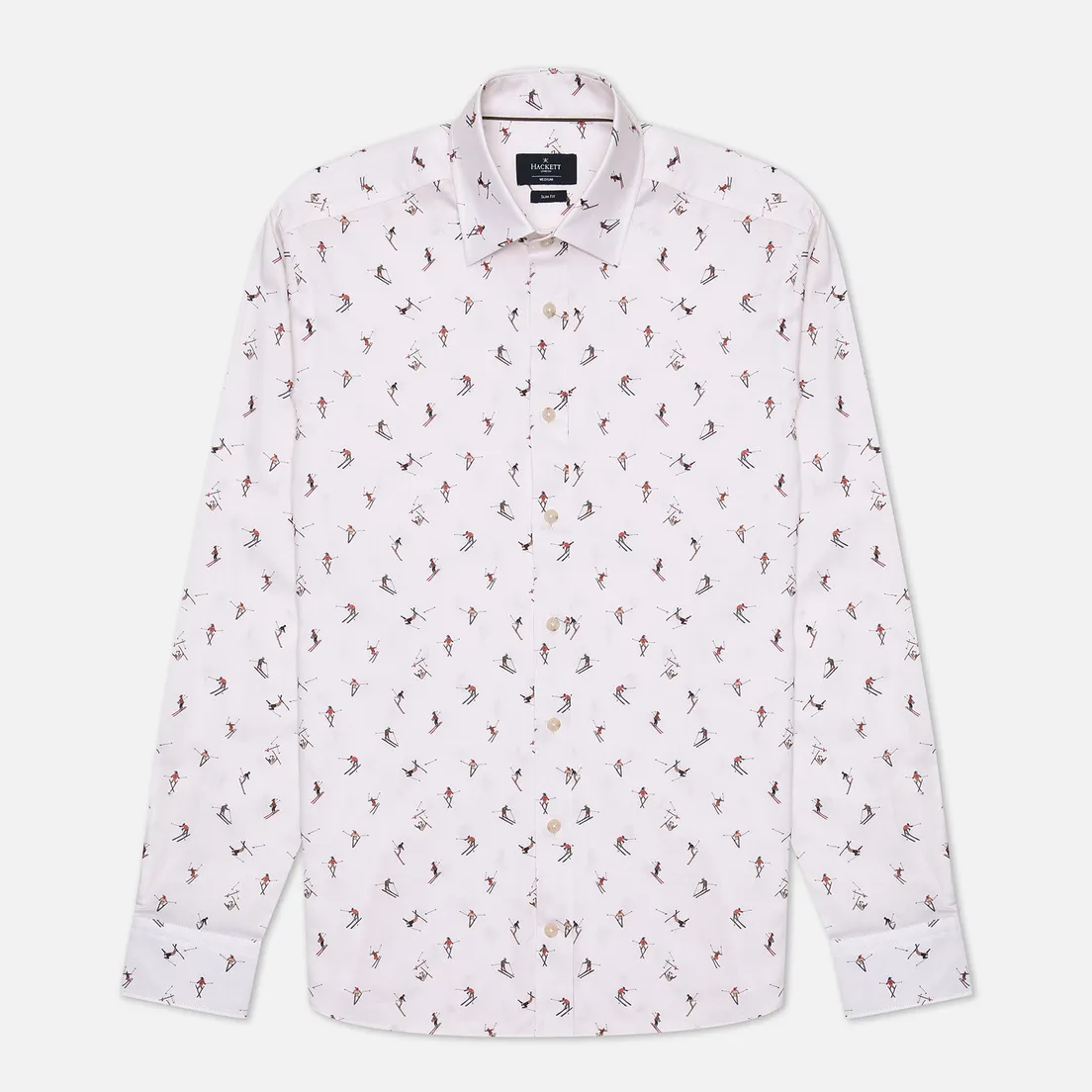Hackett Мужская рубашка All Over Print Ski Jump