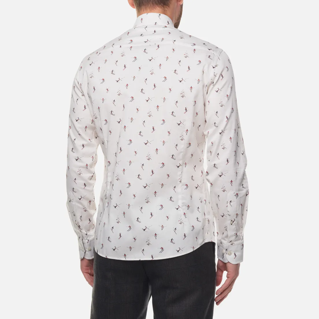 Hackett Мужская рубашка All Over Print Ski Jump