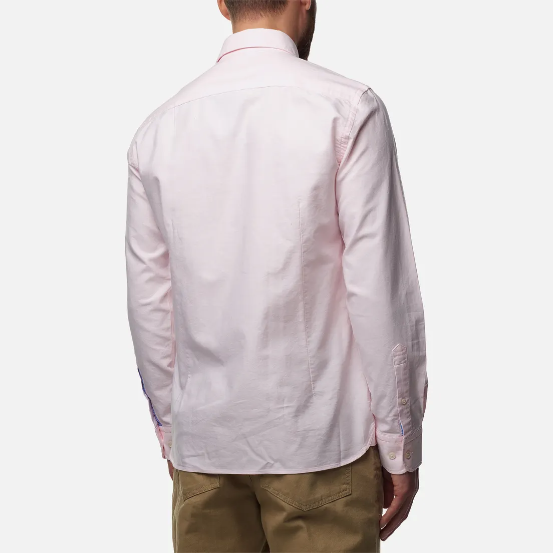 Hackett Мужская рубашка Washed Oxford Slim Fit