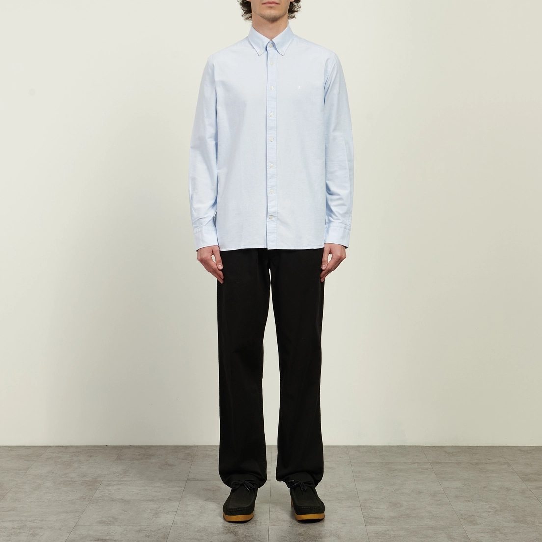 Hackett Мужская рубашка Washed Oxford Slim Fit