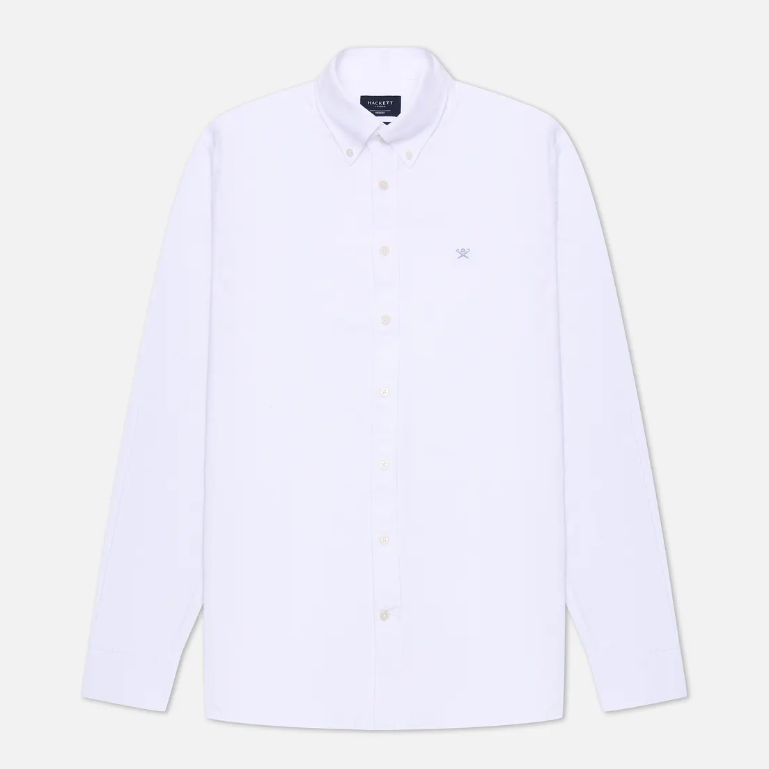 Hackett Мужская рубашка Washed Oxford Slim Fit