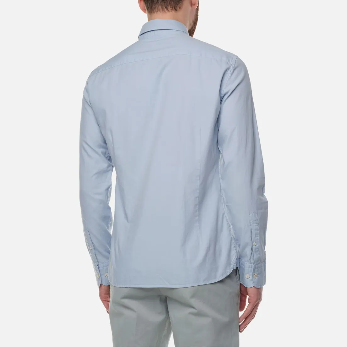 Hackett Мужская рубашка Garment Dyed Oxford Slim Fit