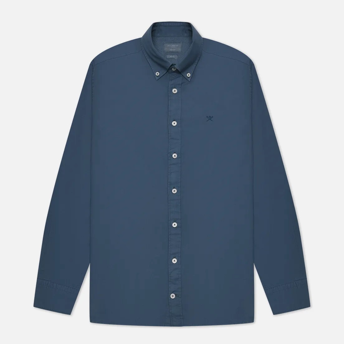Hackett Мужская рубашка Garment Dyed Oxford Slim Fit