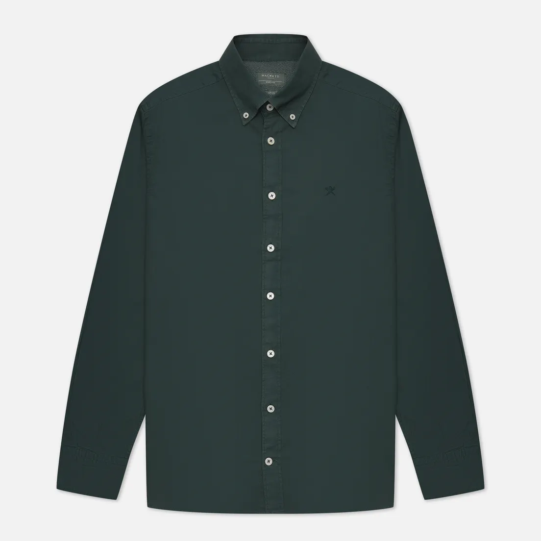 Hackett Мужская рубашка Garment Dyed Oxford Slim Fit