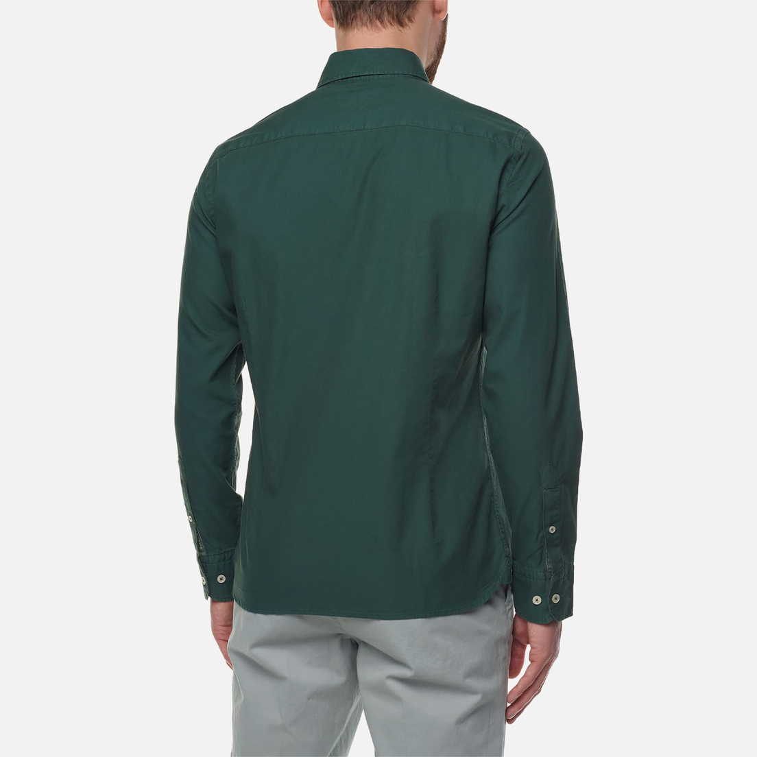 Hackett Мужская рубашка Garment Dyed Oxford Slim Fit