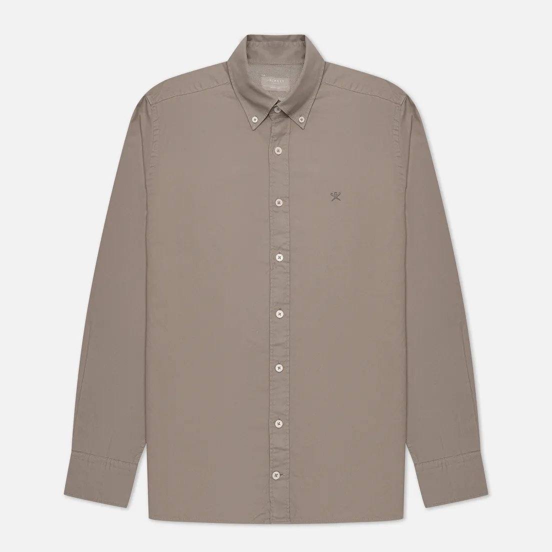 Hackett Мужская рубашка Garment Dyed Oxford Slim Fit