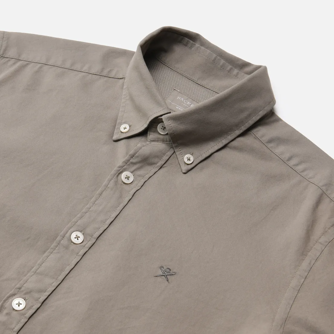 Hackett Мужская рубашка Garment Dyed Oxford Slim Fit