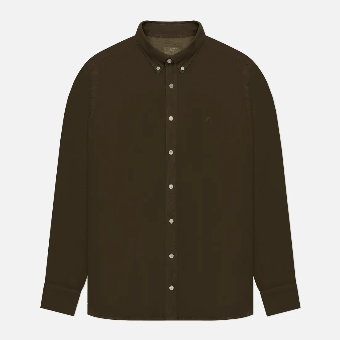 Hackett Мужская рубашка Garment Dyed Linen B Slim Fit