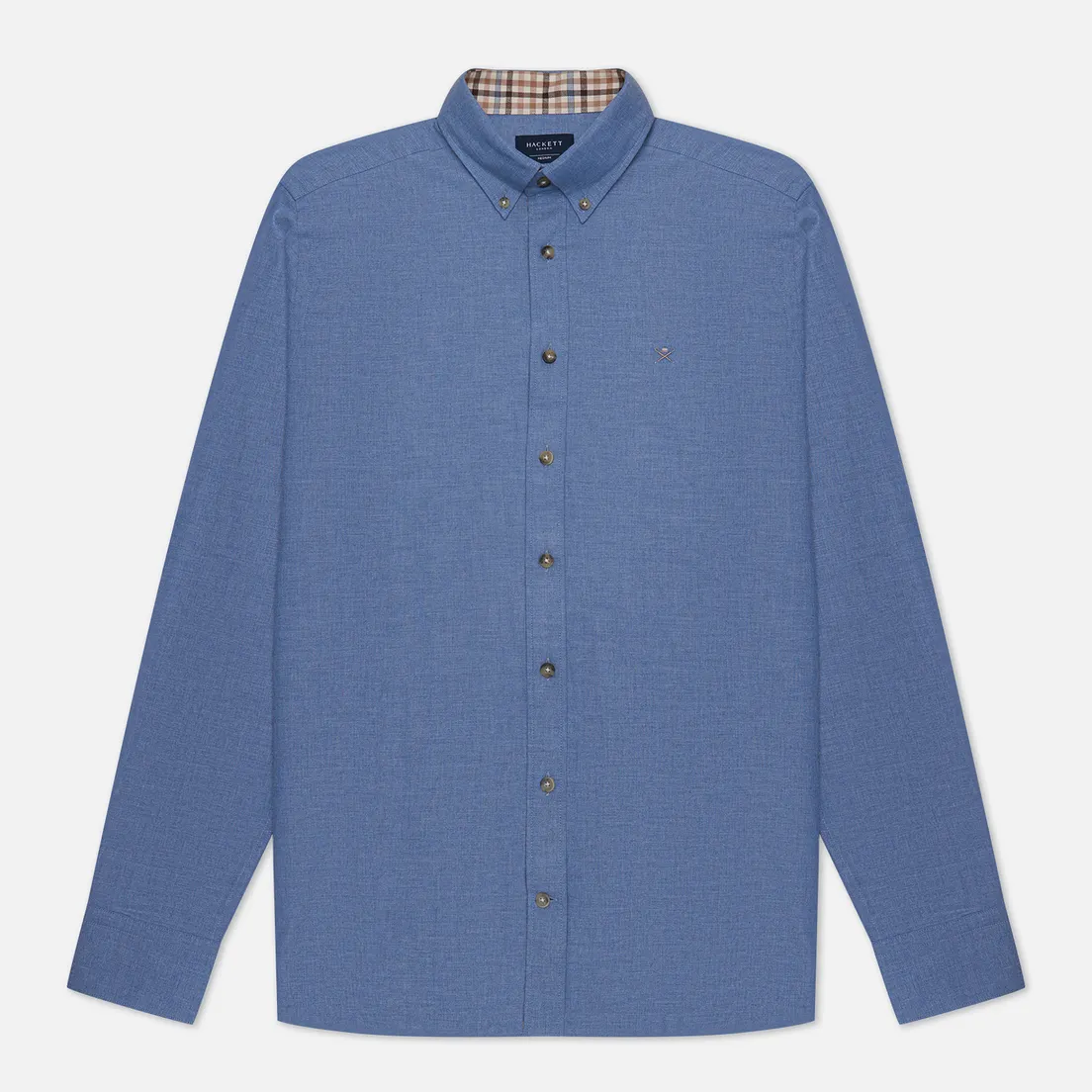 Hackett Мужская рубашка Flannel Multi Trim