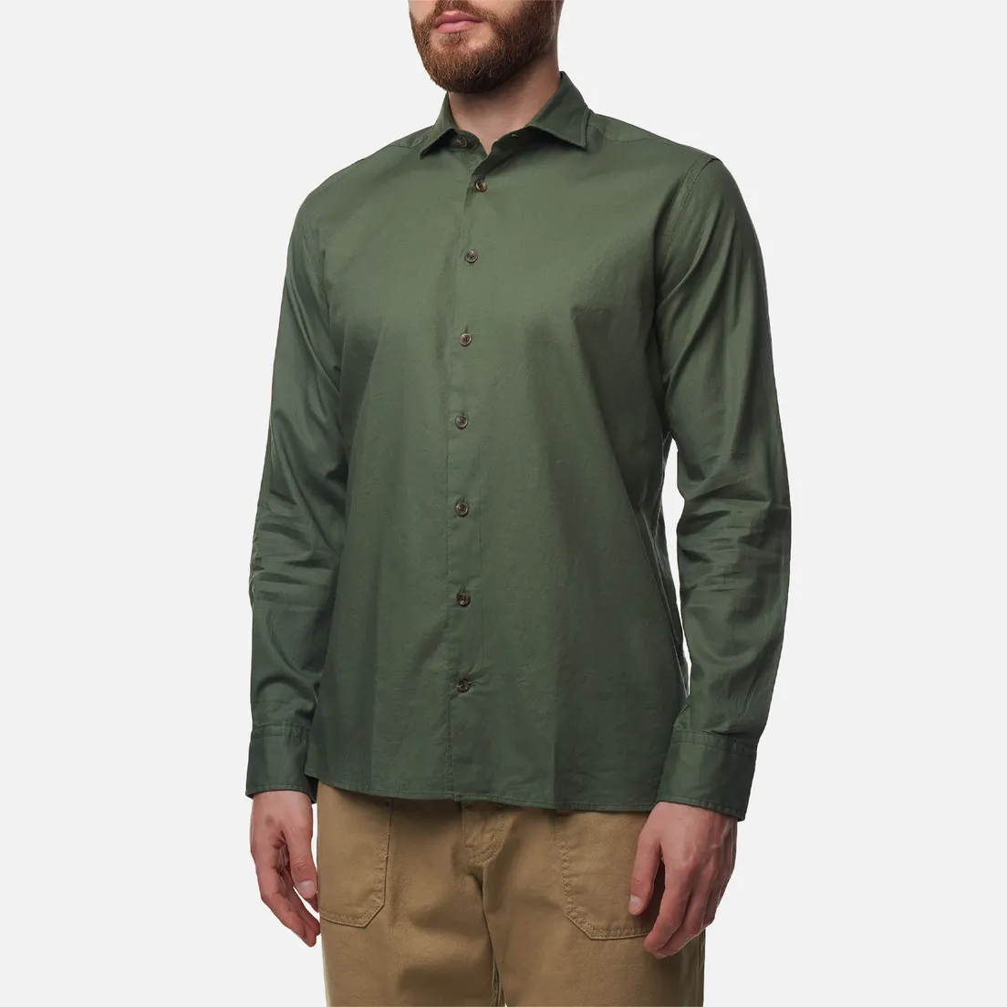Hackett Мужская рубашка Piece Dyed Soft Twill
