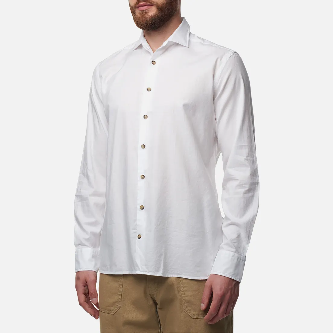 Hackett Мужская рубашка Piece Dyed Soft Twill
