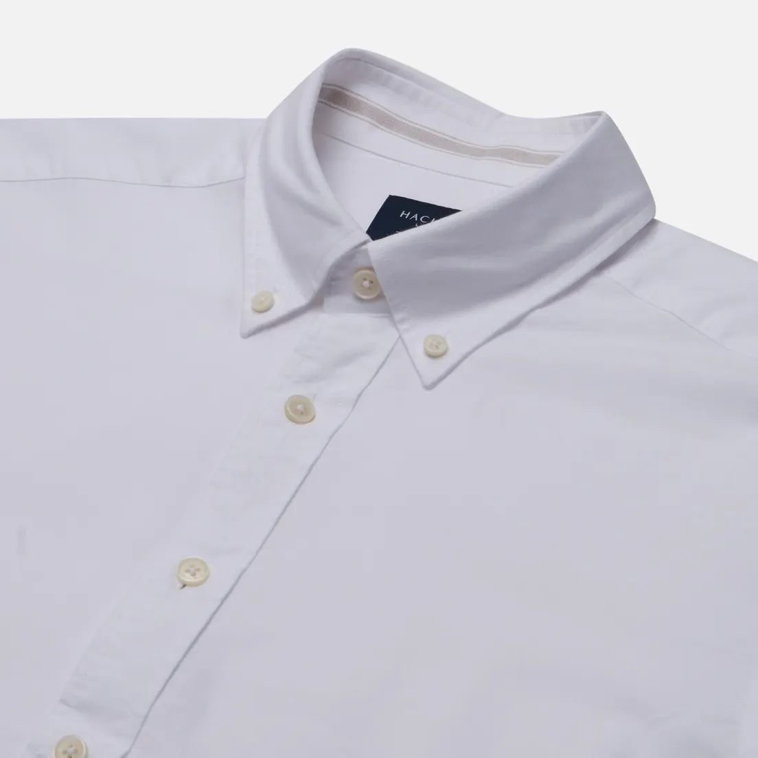 Hackett Мужская рубашка White Oxford Engineered Stripe