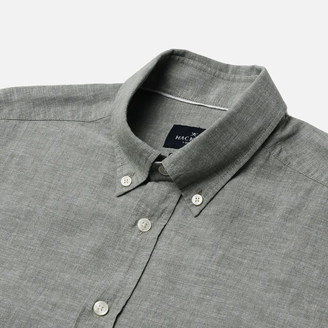 Hackett Мужская рубашка Melange Texture