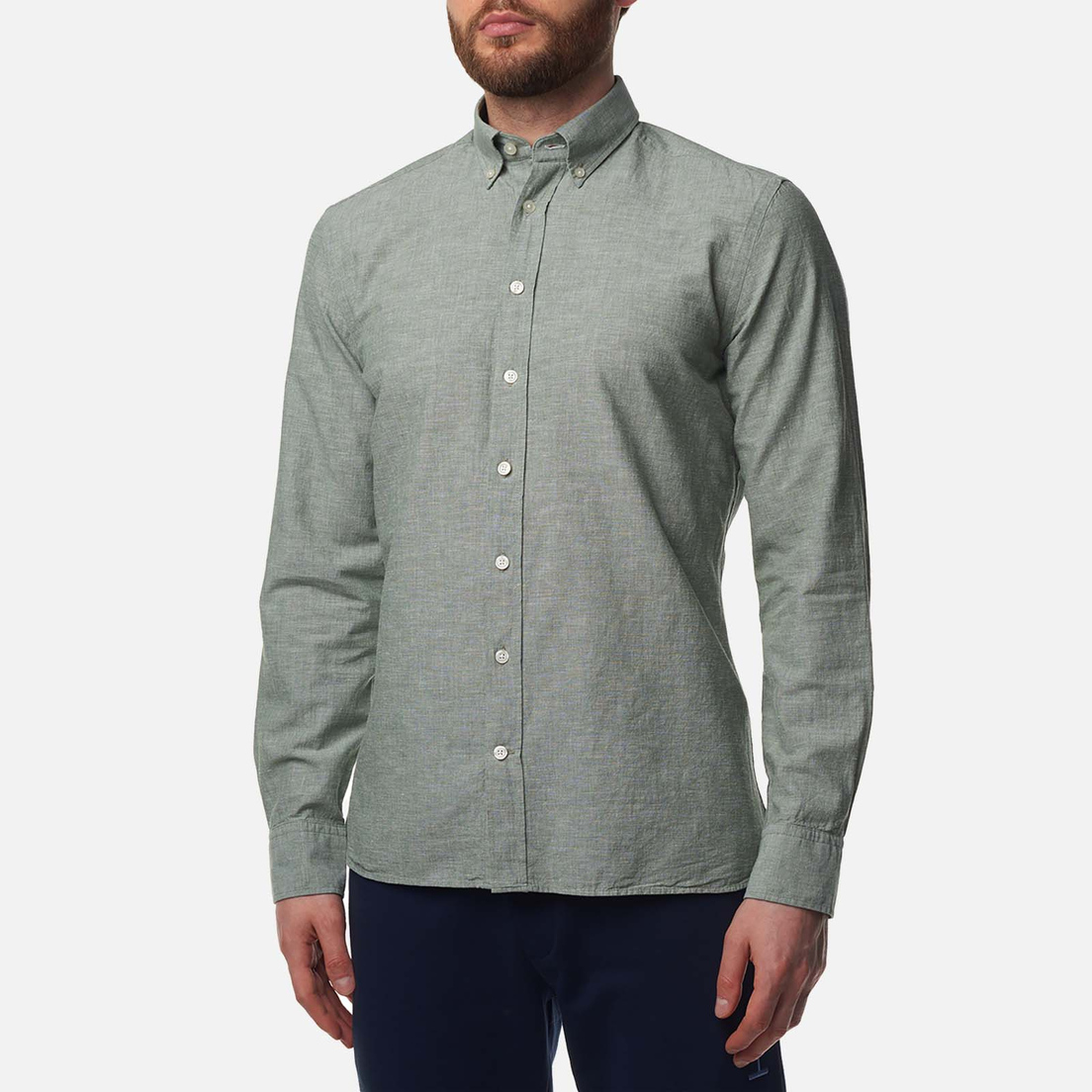 Hackett Мужская рубашка Melange Texture