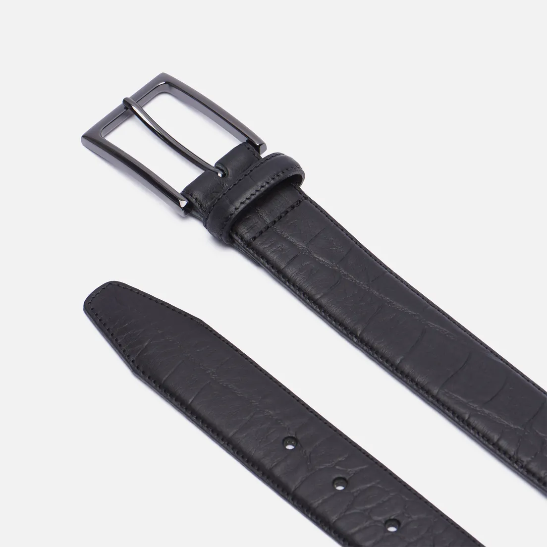 Hackett Ремень Croc Embossed