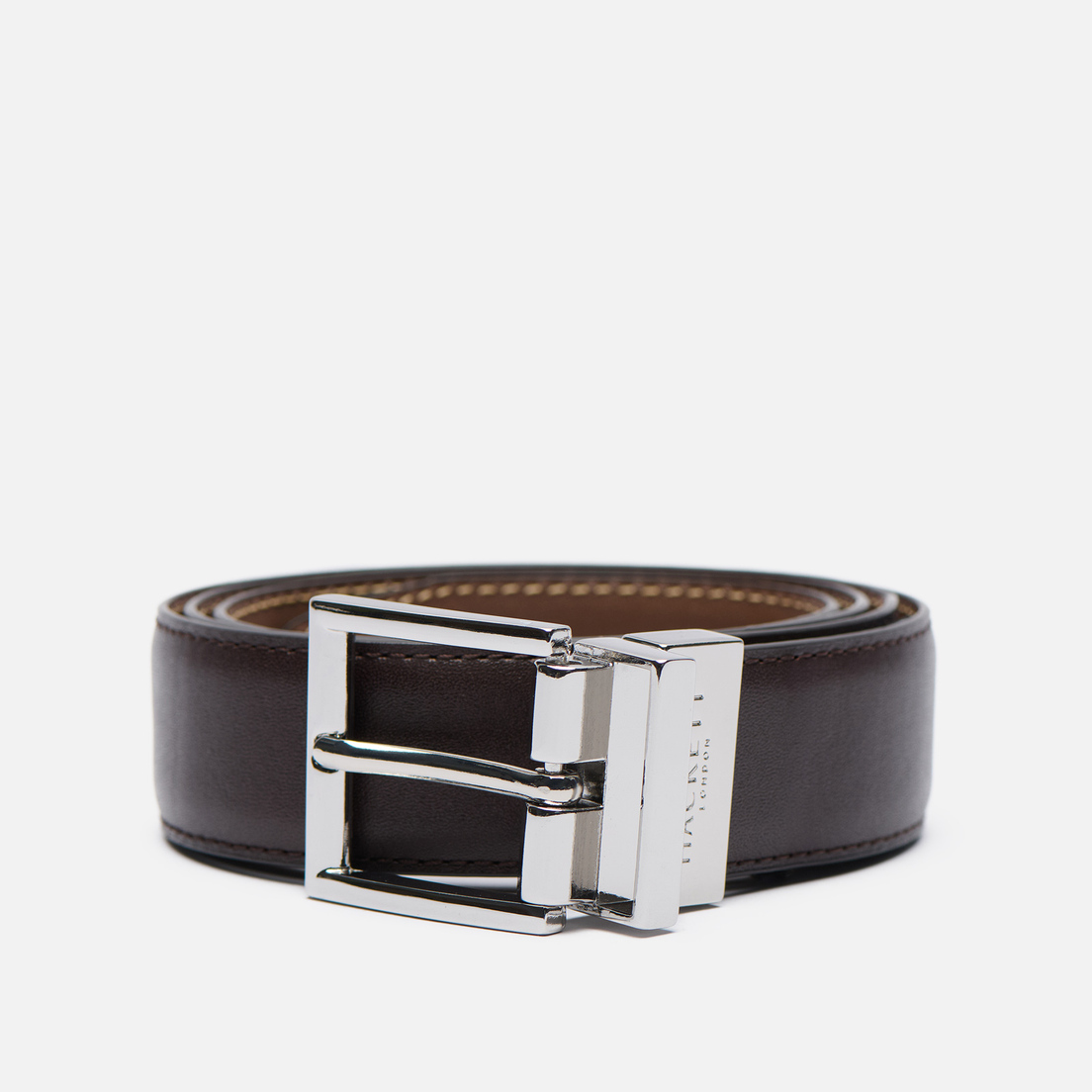 Hackett Ремень Stitch Edge Leather Reversible