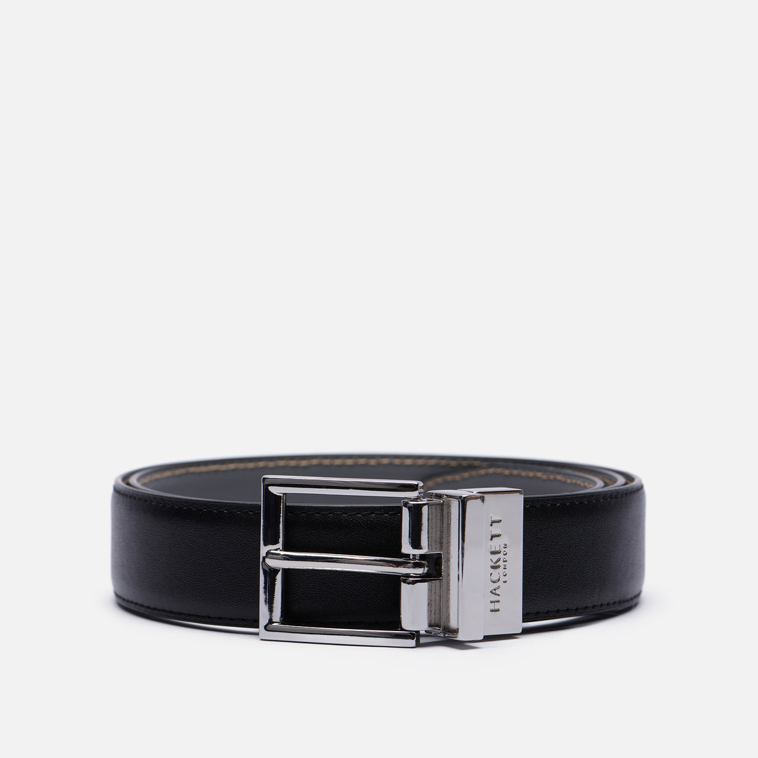 Hackett Ремень Stitch Edge Leather Reversible