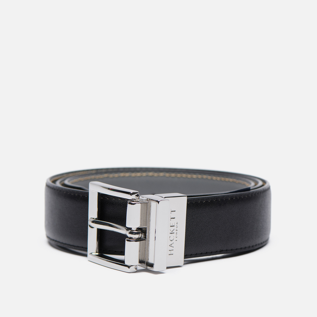 Hackett Ремень Stitch Edge Leather Reversible