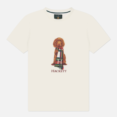 Мужская футболка Hackett Heritage Harry, цвет белый, размер M