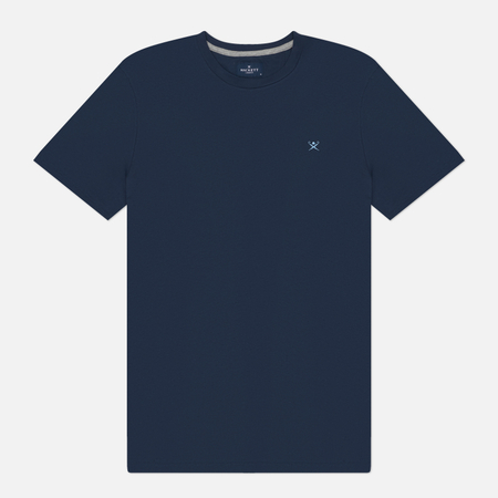 Мужская футболка Hackett Logo Classic, цвет синий, размер M