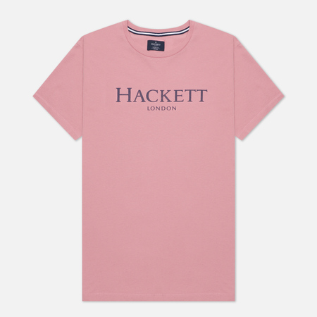 Мужская футболка Hackett London Logo, цвет розовый, размер L