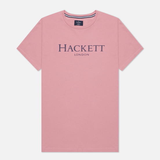 Мужская футболка Hackett London Logo Washed Rose