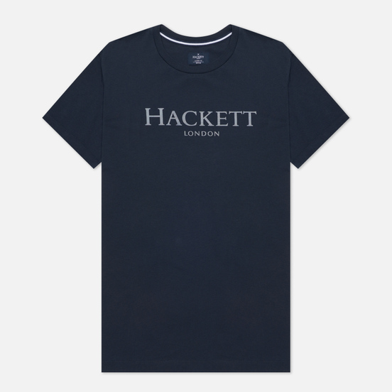 Мужская футболка Hackett London Logo Dark Navy