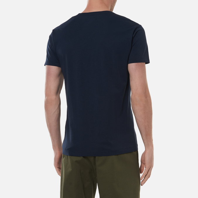 Мужская футболка Hackett, цвет синий, размер M HM500533-5EZ London Logo - фото 4