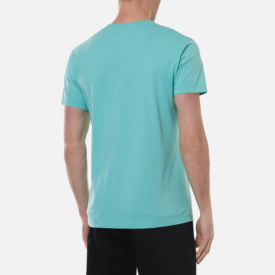 Мужская футболка Hackett London Logo Pool Blue