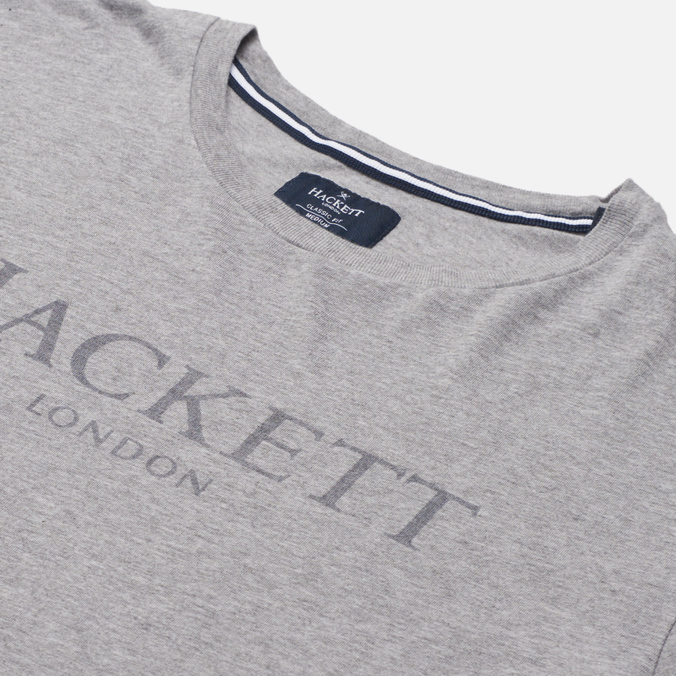 Мужская футболка Hackett, цвет серый, размер M HM500533-913 London Logo - фото 2