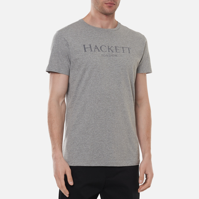 Мужская футболка Hackett, цвет серый, размер M HM500533-913 London Logo - фото 3
