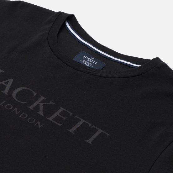 Мужская футболка Hackett London Logo Black